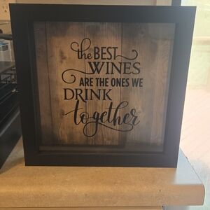 Shadow Box Wine Cork Collector